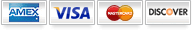 AMEX,Visa, MasterCard, Discover